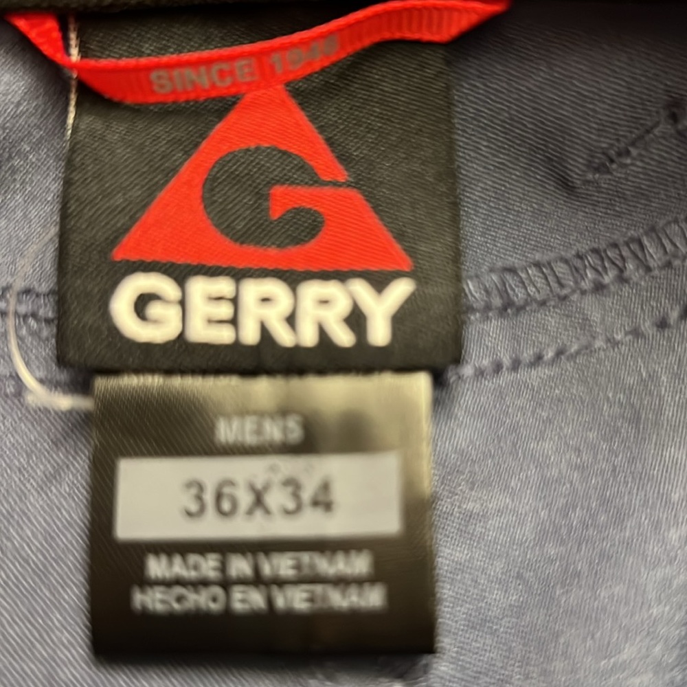 Gerry blue golf pants.  Size 36. Length 34. Gently used. Excellent condition - Picture 2 of 9